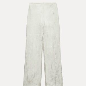 Zara Wrinkled Effect Organza Pant